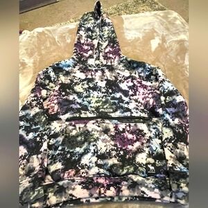 Abercrombie Kids Blue/black/grey/purple/white Camouflage Hoodie Kangaroo‎ Pocket